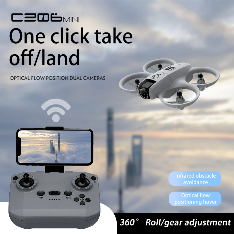 Rc Hobbyking Shop - CZ06 มินิอาร์ซีเครื่องบินบังคับวิทยุ 4K Wifi Fpv ระบบหลบหลีกสิ่งกีดขวาง