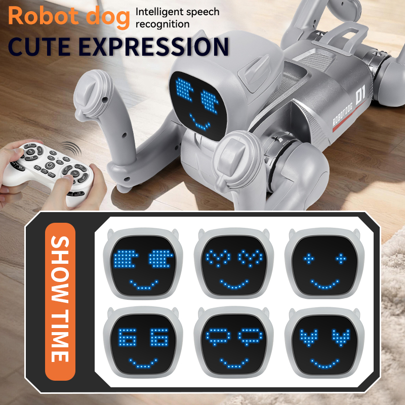 Rc Hobbyking Shop - สุนัขหุ่นยนต์อัจฉริยะ ร้องเพลง เต้นได้ มีเสียงพูด ควบคุมผ่านแอพ ตั้งโปรแกรมได้