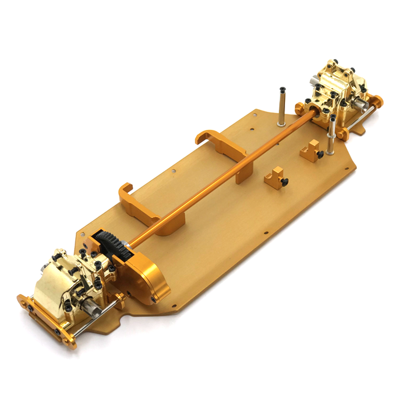 Rc Hobby Center - อัพเกรดโลหะแผ่นด้านล่างเกียร์ Differential Center Drive แพคเกจสําหรับ WLtoys