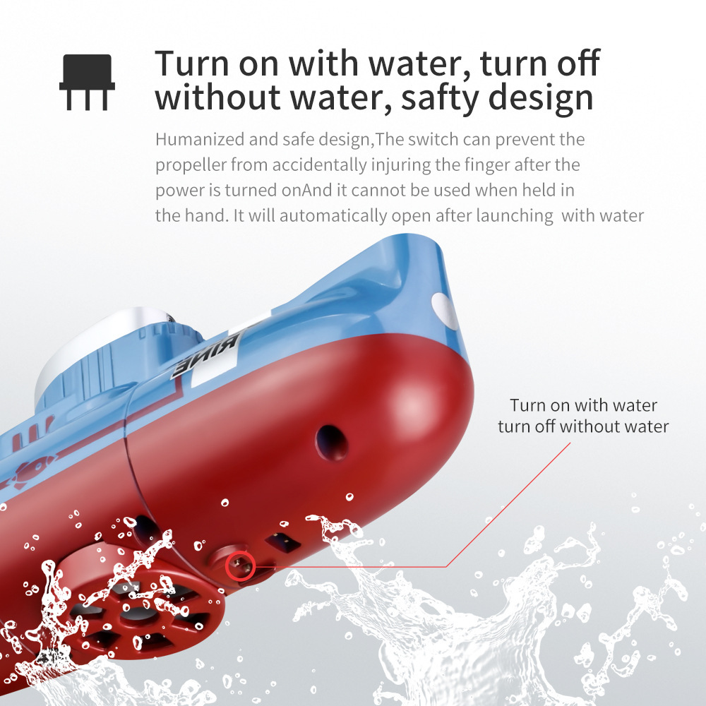 Rc Submarine Water - เรือดำน้ำ RC ขนาดเล็กสำหรับเด็ก - เรือบังคับวิทยุความเร็ว 0.1