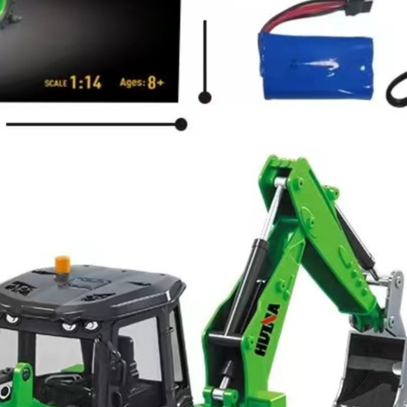 Rc Hobby Toucan - รถขุดตักดินบังคับวิทยุ HUINA 1/14 รุ่น 1579 ขนาด