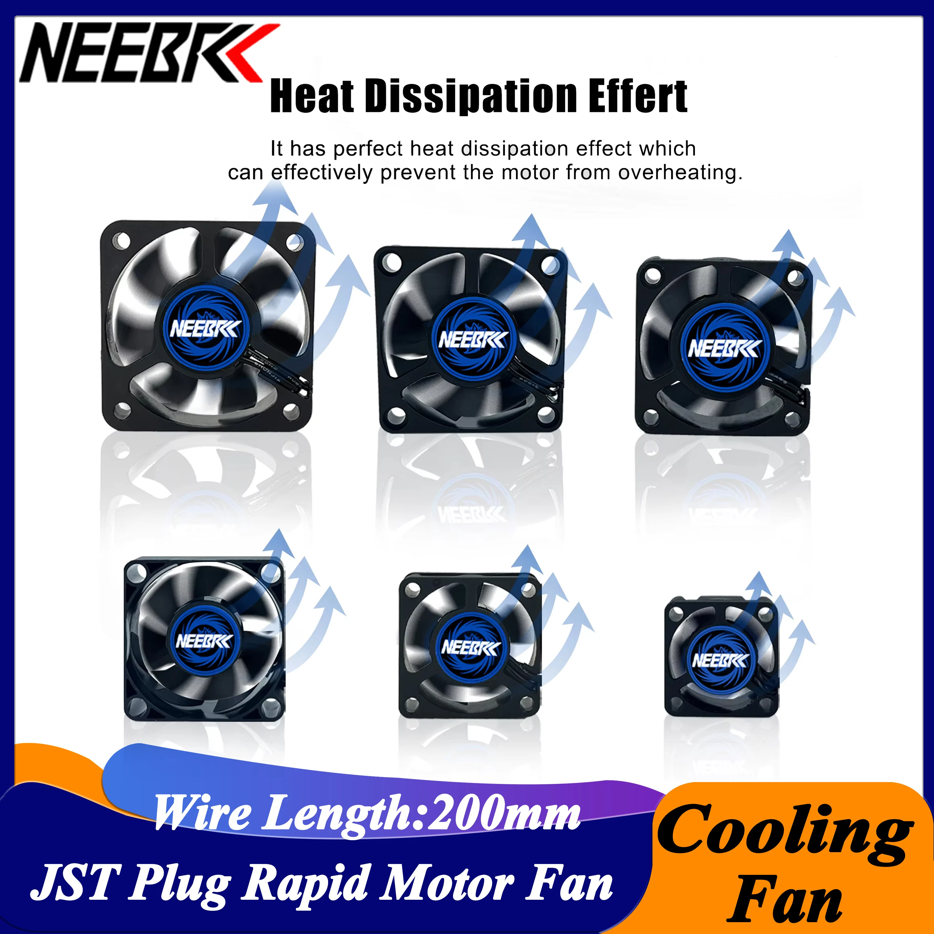 Brushless Motor 3650 - NEEBRC พัดลมระบายความร้อนฮีทซิงค์ 25/30/35/40/45/50 มม.5 V-12 V