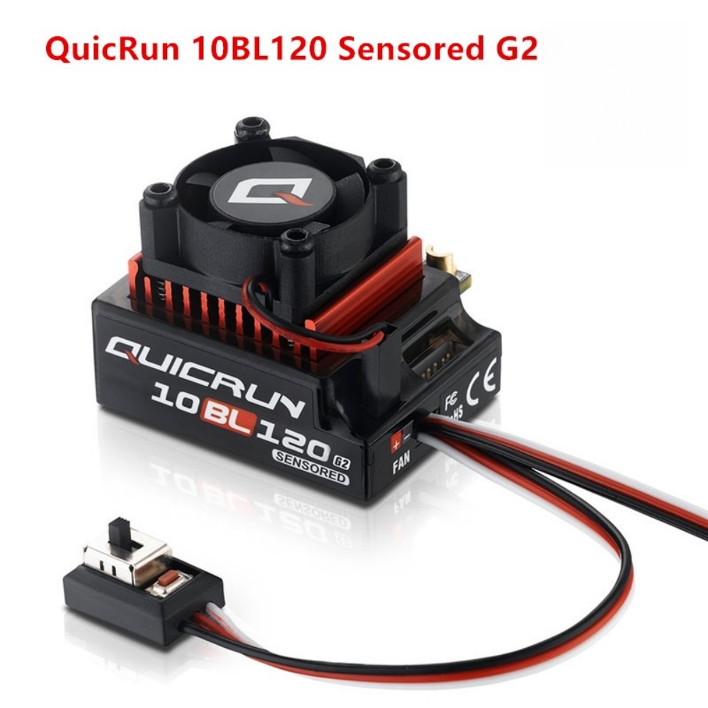 Brushless Motor 3650 - FATJAY Hobbywing QUICRUN-10BL-120-G2 120A ESC เซนเซอร์