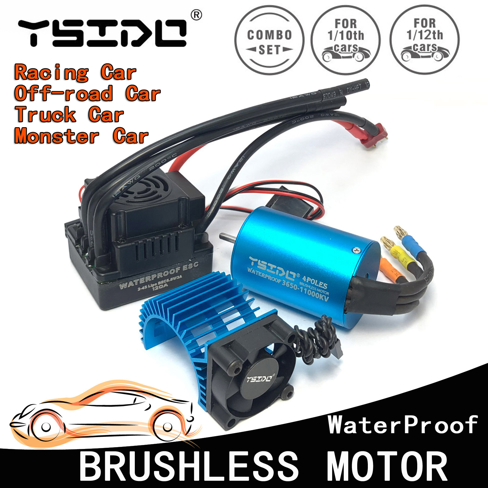 YSIDO 3650 3600KV 5400KV 9500K - Brushless Motor 3650 บทวิจารณ์และราคา
