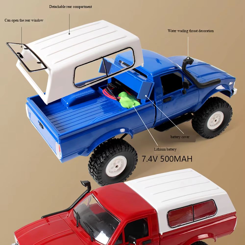 รถบังคับวิทยุ C24 1/16 WPL RC  - Rc Hobby Workbench บทวิจารณ์และราคา