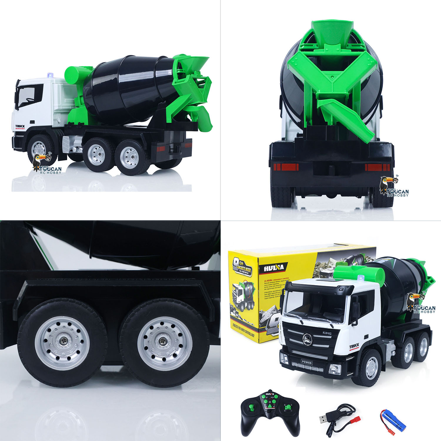 Huina รถคอนกรีตบังคับ9CH 1557  - Rc Hobby Toucan บทวิจารณ์และราคา