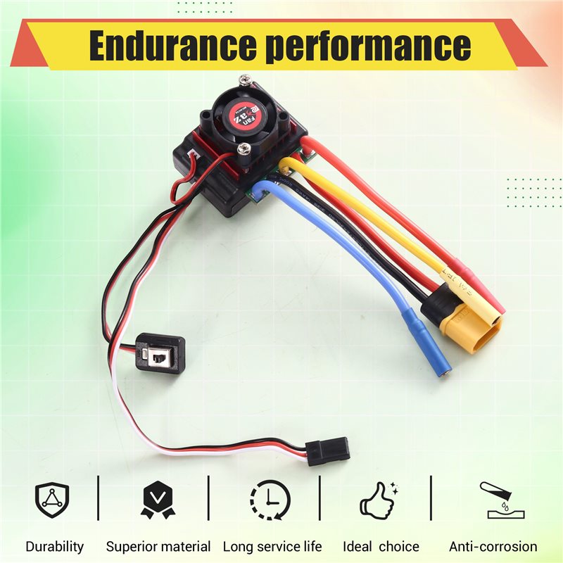 AINY-60A ตัวควบคุมความเร็ว ESC - Brushless Motor 3650 บทวิจารณ์และราคา