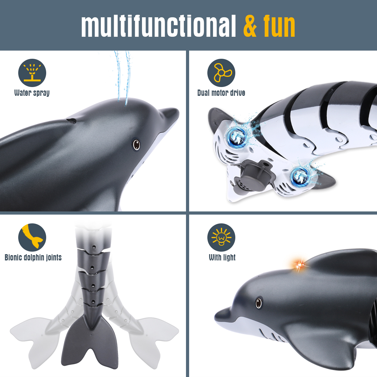 ของเล่นน้ำรูปปลาวาฬฉลาม RC เรื - Rc Submarine Water บทวิจารณ์และราคา