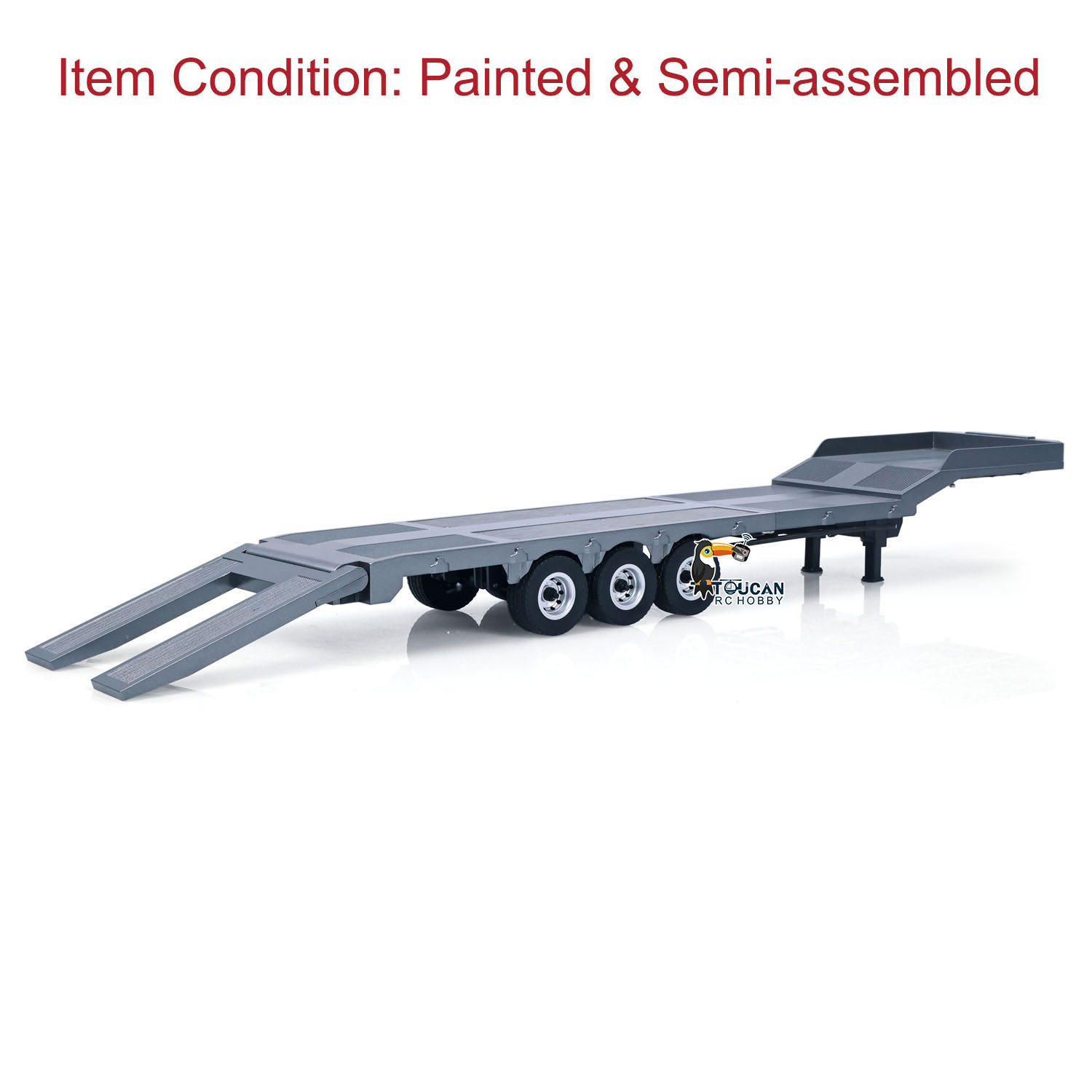 รถพ่วงพลาสติกแบบแบนขนาด 73.5 ซ - Rc Hobby Toucan บทวิจารณ์และราคา