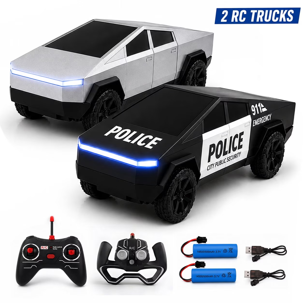 รถของเล่น RC Cyber Truck 2 คัน - Rc Hobby Tech Bali บทวิจารณ์และราคา