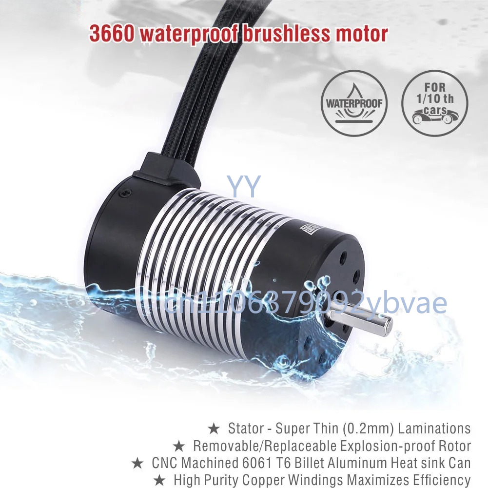 มอเตอร์กันน้ำ 3650 แบบไร้แปรงถ - Brushless Motor 3650 บทวิจารณ์และราคา
