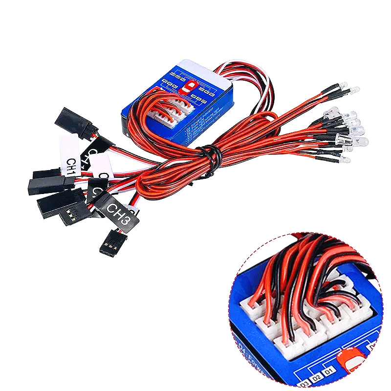 ชุดไฟ LED 12 ดวงสำหรับรถบังคับ - Rc Hobby Tech Bali บทวิจารณ์และราคา